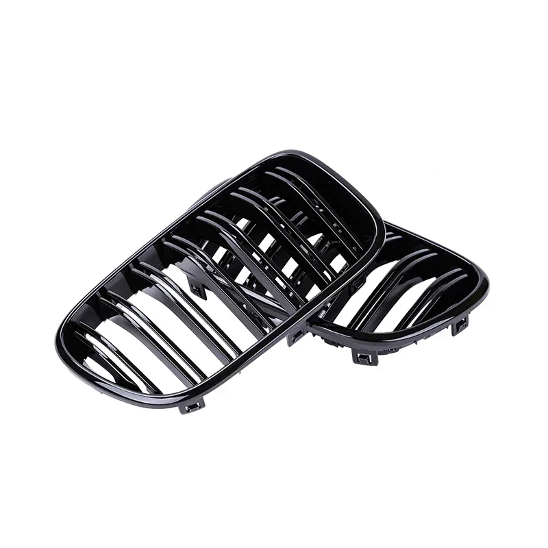 Pulleco 2pc Racing Grill Gloss Black Car paraurti anteriore griglie per BMW X3 F25 2011-2013 griglia renale nuovi accessori di ricambio