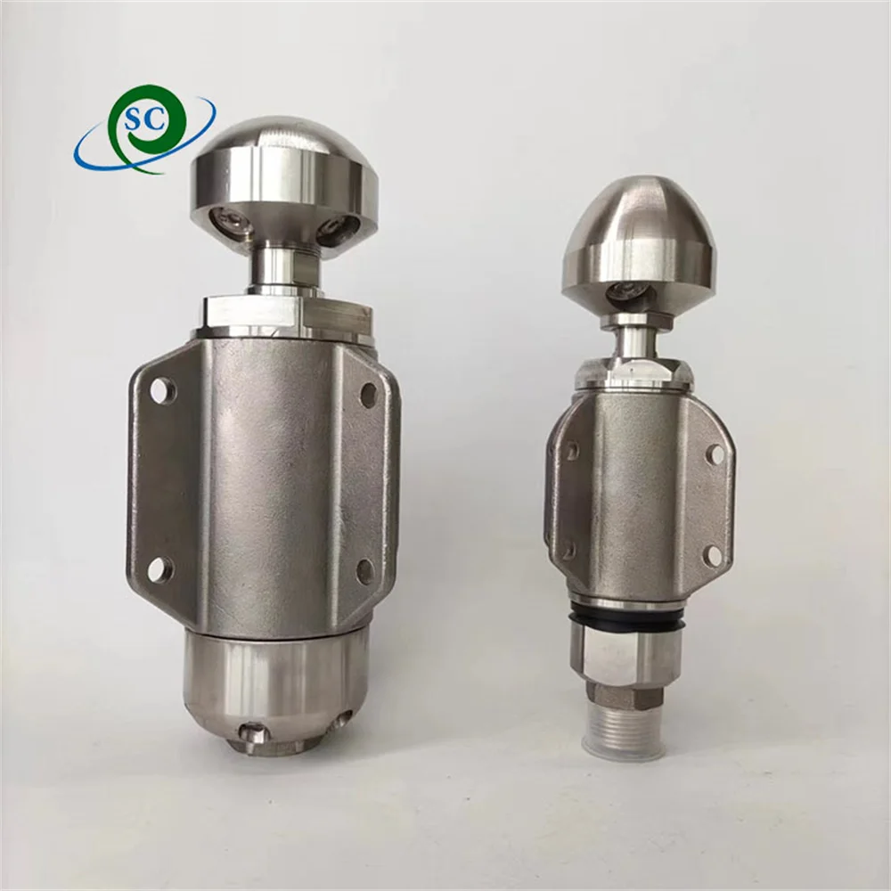 Stainless Steel 300bar High Pressure Jet Drain Cleaning Water Rotating Sewer Pipe Cleaning Nozzle