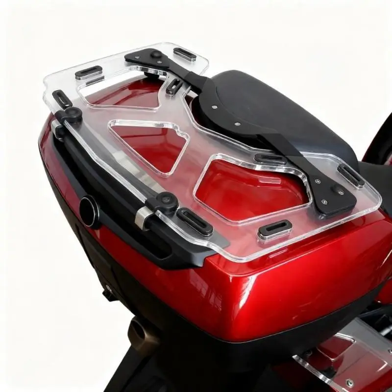 D5BE Against Oxidation Clear Luggage Rack Continuous Mounting Plan Motorbike Storage Structure For Adventure Excursions