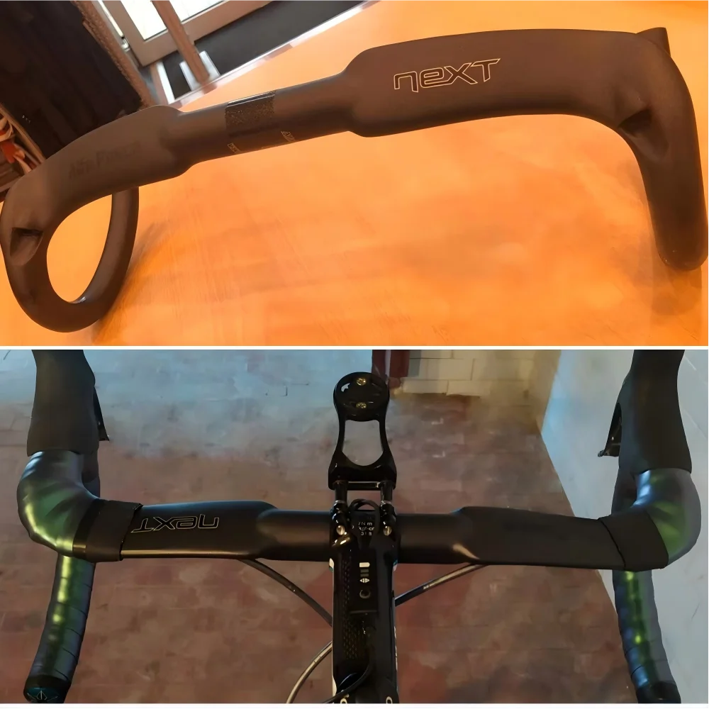 Alfa Pasca Carbon Handlebar Road Cycling Bike Handlebars Aero Speed Handle Bars 31.8*400/420/440mm Race Bicycle Drop Bent Bar