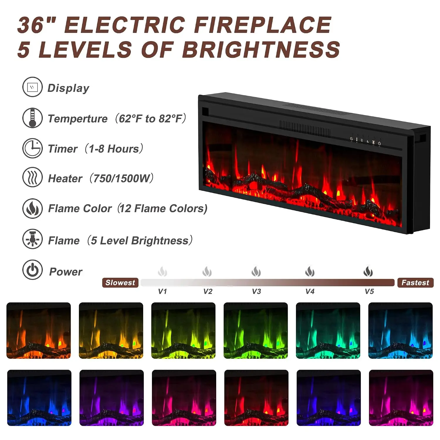 Thumbnail 4 - #14 Best Electric Fireplace Heaters to Buy In 2026