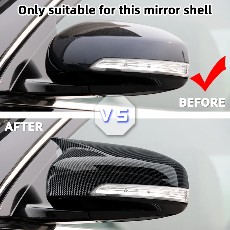 Glossy Black Rearview mirror protective cover For Nissan Teana J32 2008 2009 2010 2011 2012 Rearview Mirror Cover Decorative
