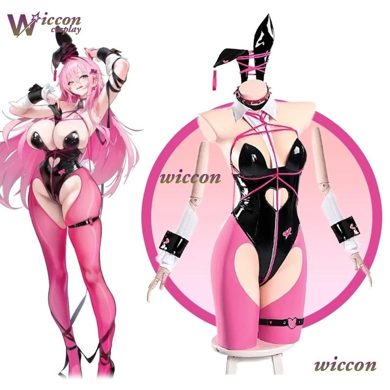 

Mag Nikke: The Goddess Of Victory Velvet Cosplay Bunny Girl Erotic Sexy Binding Strap Costume Wig Female Halloween Roleplay