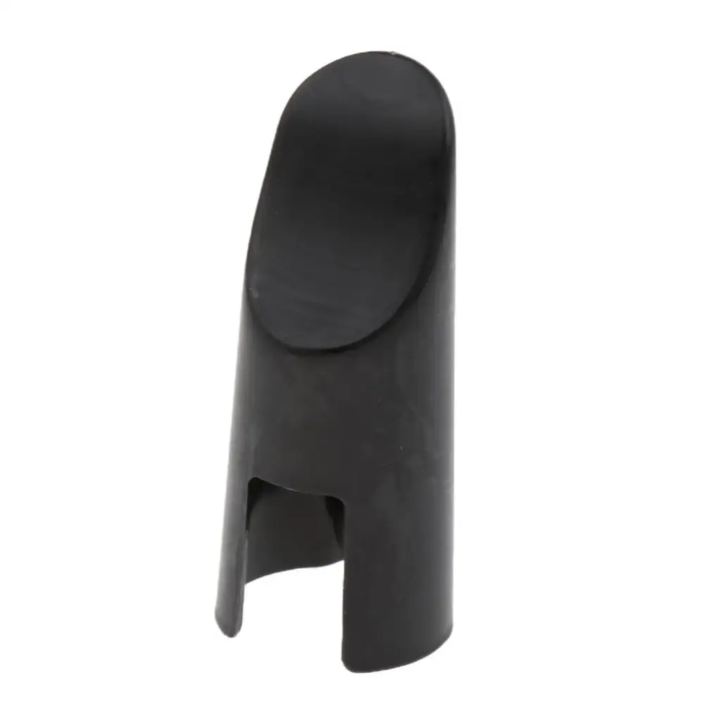 Metal Alto Sax Mouthpiece Ligature Clip with Protective Cap Copper Build High Baffle Tone Chamber for Studio and Stage