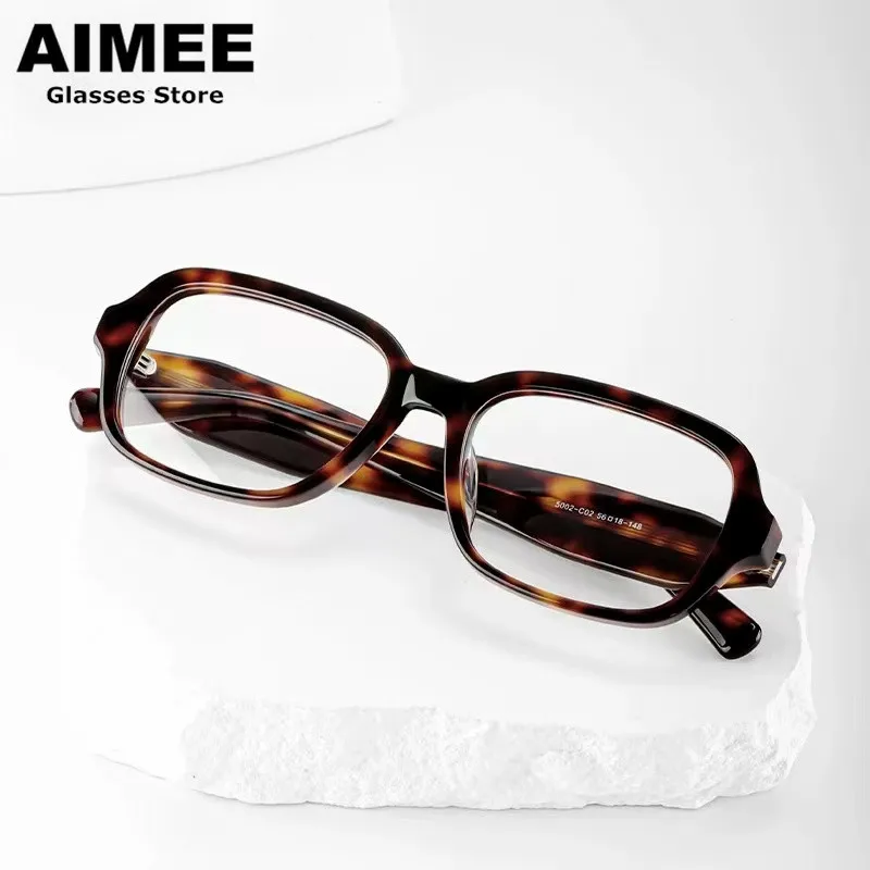 

Японские оправы для очков ручной работы, квадратные, унисекс, модные, из ацетата, дизайнерские, 2026