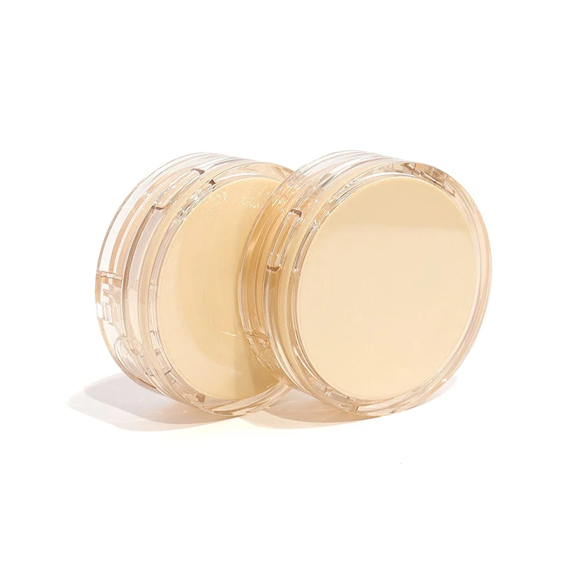 حاوية بودرة بلاستيكية سائبة محمولة - برطمان فارغ مع غربال ومرآة ومنخل للسفر والاستخدام التجميلي #4