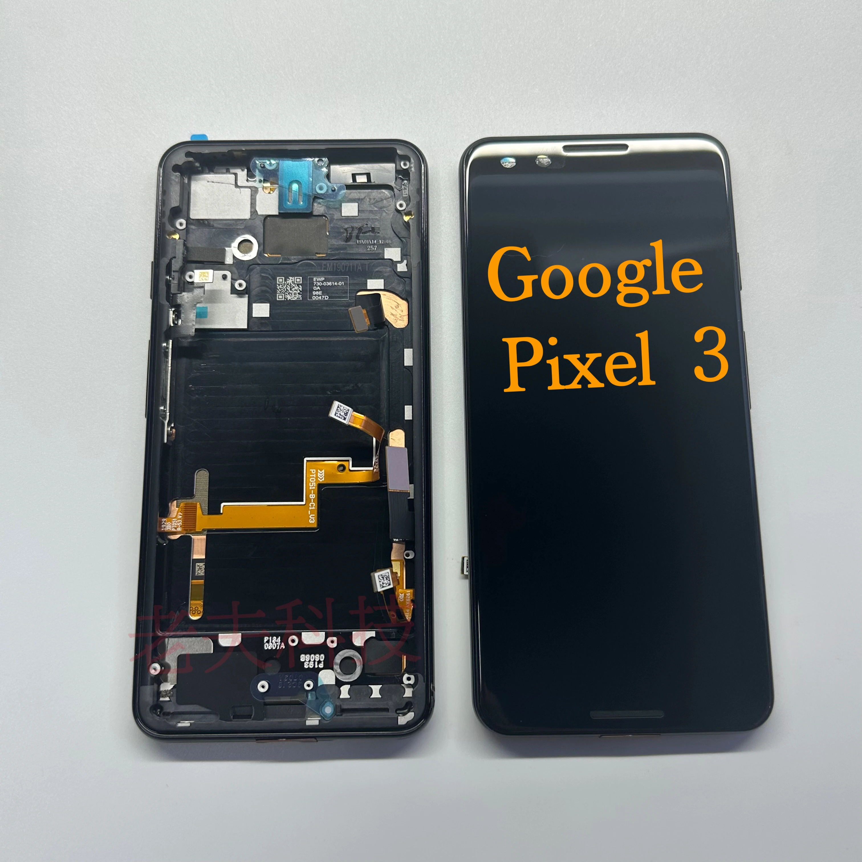 لجوجل بكسل 3 شاشة LCD أصلية تعمل باللمس شاشة محول الأرقام لقطع غيار شاشة LCD Pixel3
