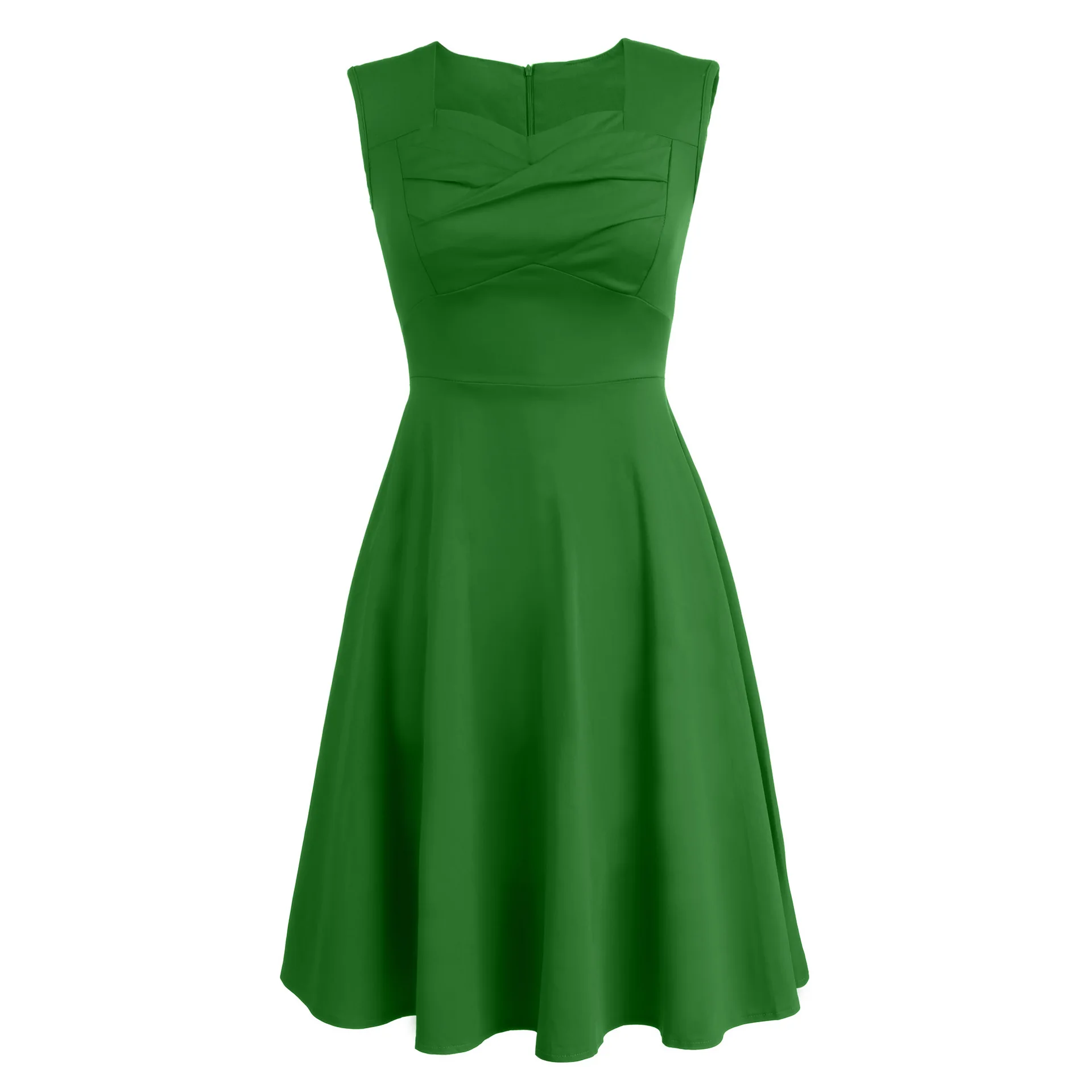 Vintage Dress New Women Sleeveless Large Swing Sexy Party Dress S-3XL
