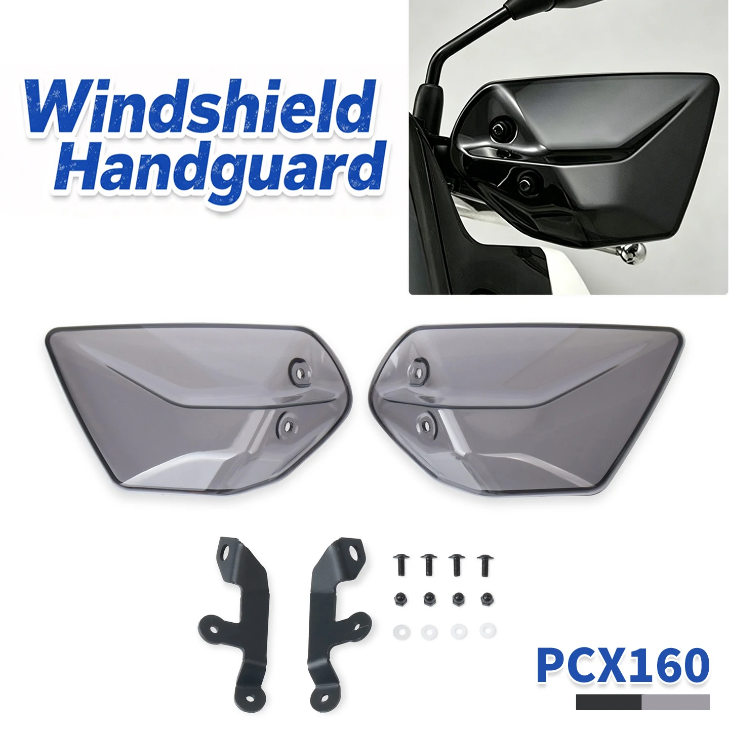 Motorcycle Accessories HandleBar Cover For PCX HEV 21-26 PCX125 PCX150 PCX160 Handguard Windshield