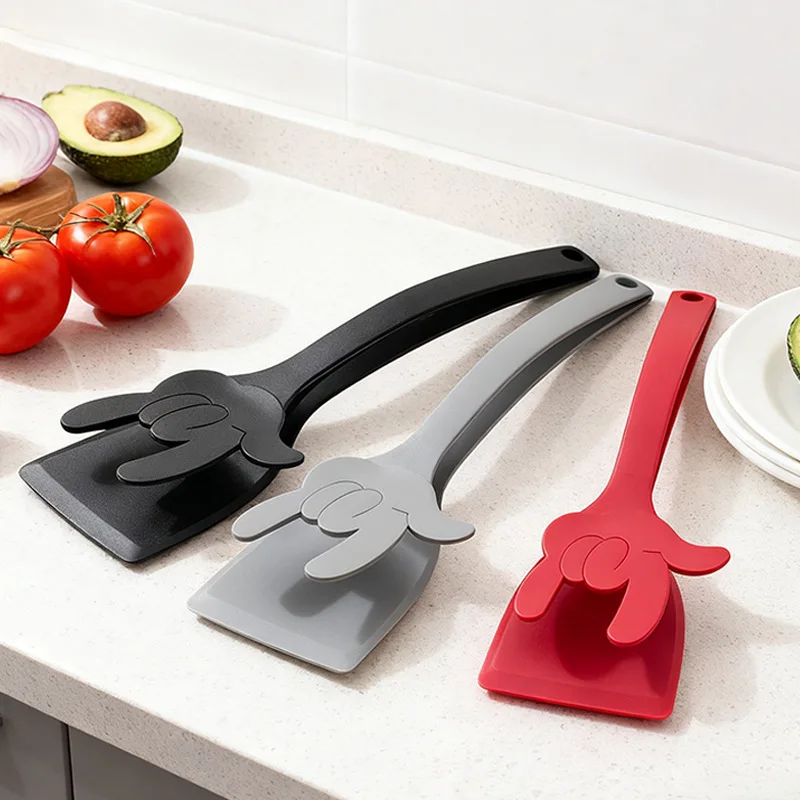 

Two-in-One Steak Pan Tongs Food Gripper, Multi-Functional Household Kitchen Tongs, Steak, Fish, and Egg Pan Tongs