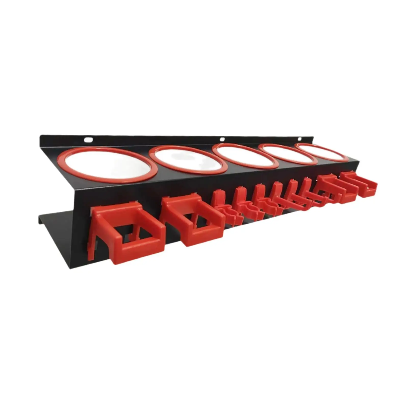 Spray Bottle Storage Organizer Wall Mounted Holder Bracket Galvanized for Garage Detailing Supplies