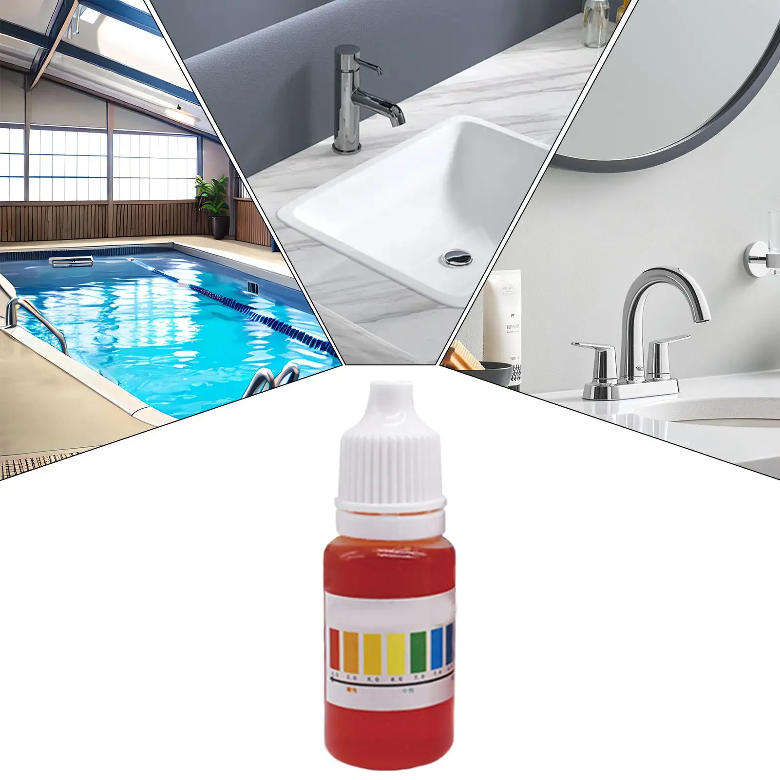 10ml PH Test Indicator Agent PH Reagent Test Drops Aquarium Water Quality Easy to operate Detection Multipurpose Water Tester