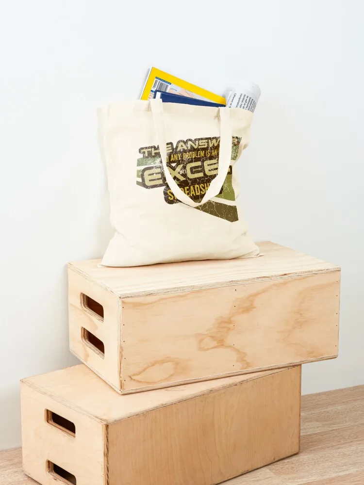 حقيبة حمل بتصميم مضحك من Excel Answer Problem IT، حقيبة كبيرة، حقيبة حمل كبيرة للمتسوقين، حقائب كبيرة الحجم