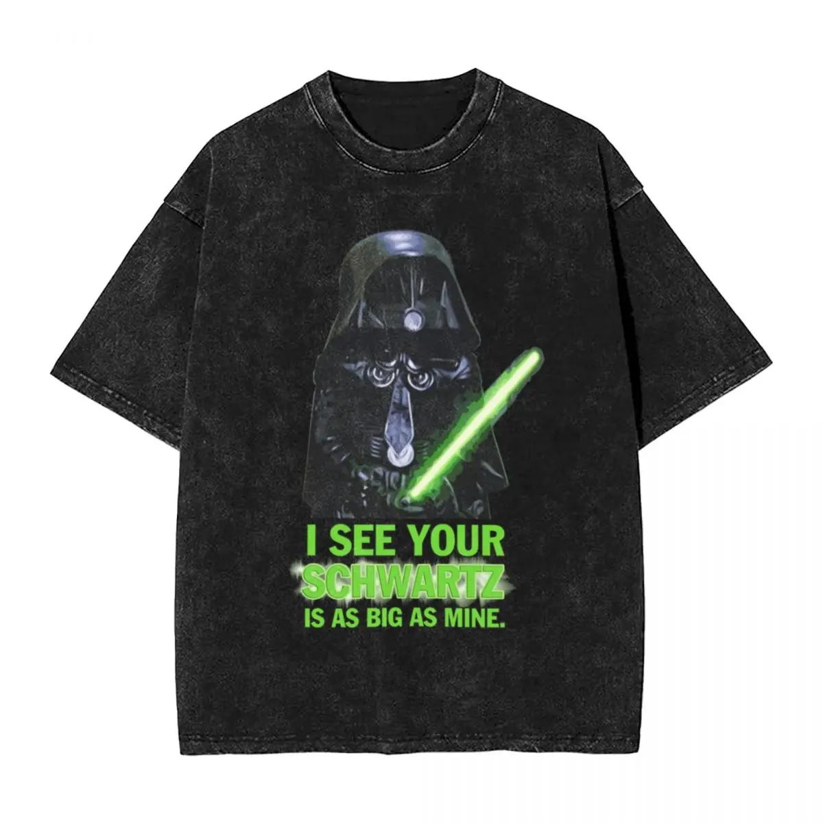 أرى شوارتز الخاصة بك كبيرة مثل الألي - تي شيرت كرات الفضاء لصبي هدايا جديدة وقمصان صيف 2025 تي شيرت رجالي #2