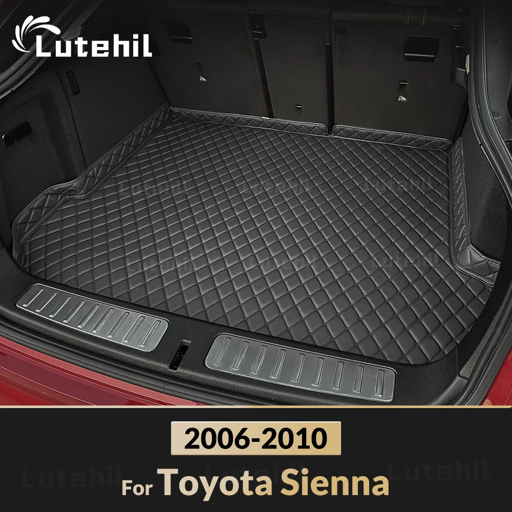 

Коврик в багажник автомобиля Lutehil для Toyota Sienna 2006, 2007, 2008, 2009, 2010, коврик для багажника, аксессуары для интерьера, чехол