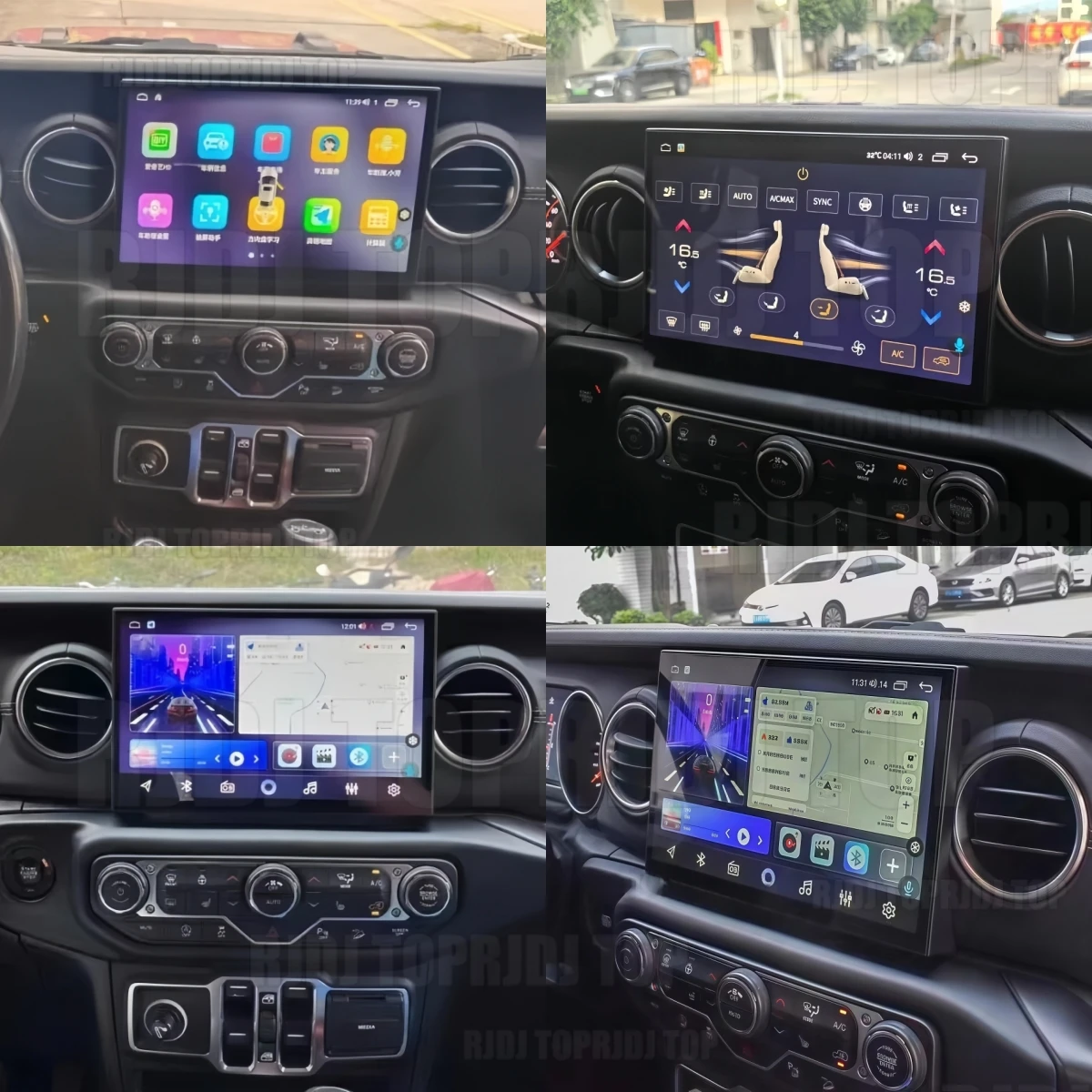 GPS Navi DSP 5G BT Car Radio For Jeep Wrangler 2018-2022 Android Auto Multimedia Video Player Stereo 11.8inch Wireless Carplay