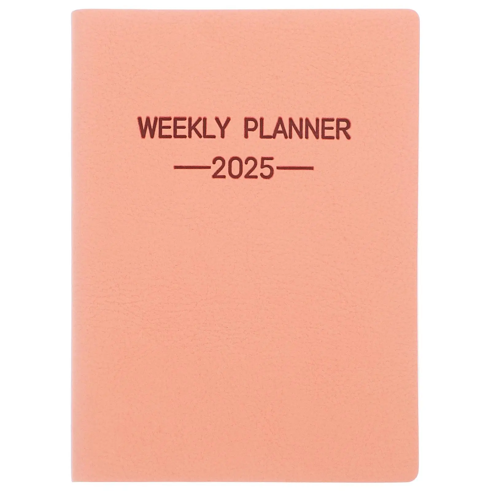 

2025 Planner 2025-2026 Weekly Small Calendar Book Cover Pink Paper Calendars Office