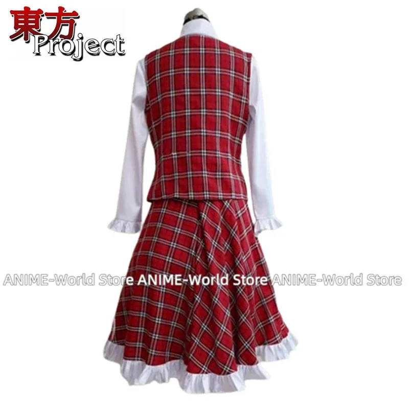 Anime Kazami Yuuka Cosplay Costume Green Wig Custom size Any Size DF DF