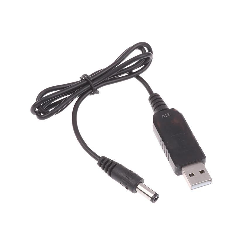 Boost Power Charging Cable 5V USB to 21V DC Adapter for Lithium Battery Charging
