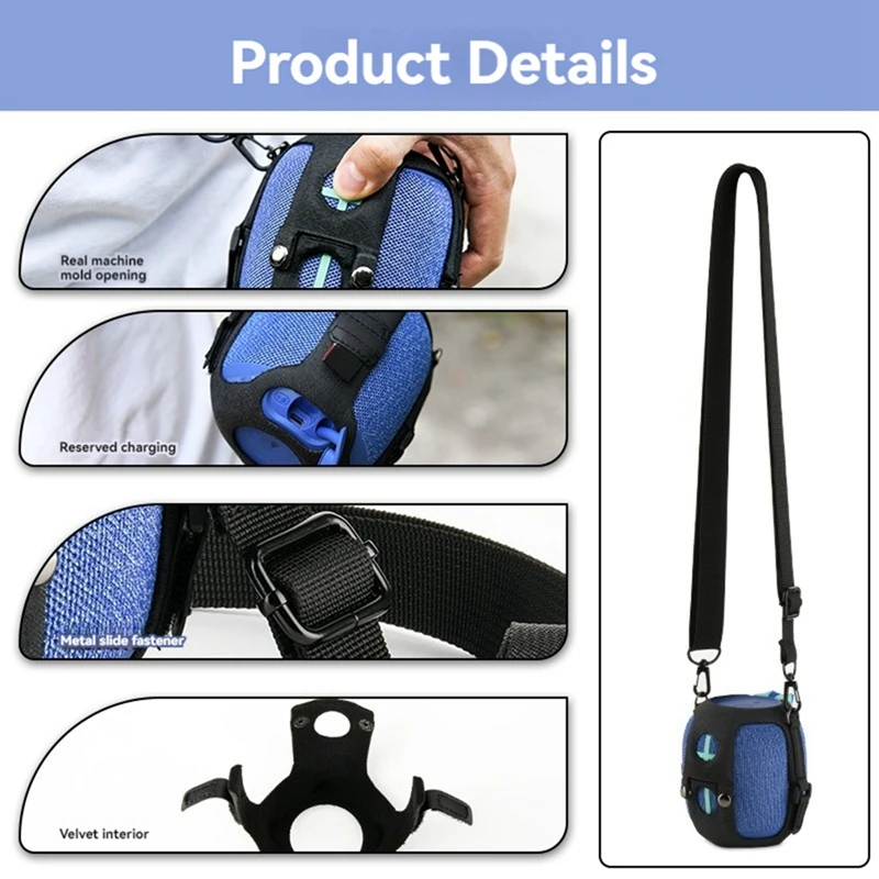 حافظة واقية جديدة لمكبر الصوت لـ UE Wonderboom 2 3 Generation مكبر صوت عالمي EVA بكتف واحد حقيبة تخزين واقية