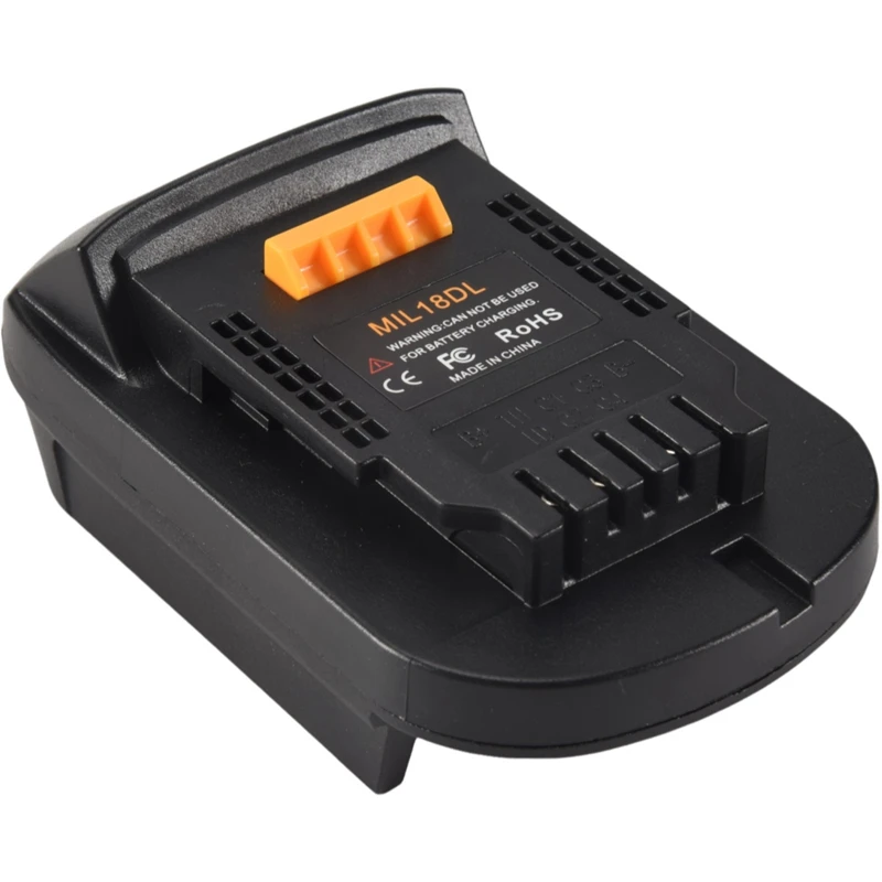 

Hot Ltem MIL18DL Battery Converter Adapter For M18 Series Convert To 20V Battery Use For Dewalt 18/20 Volt Power Tool