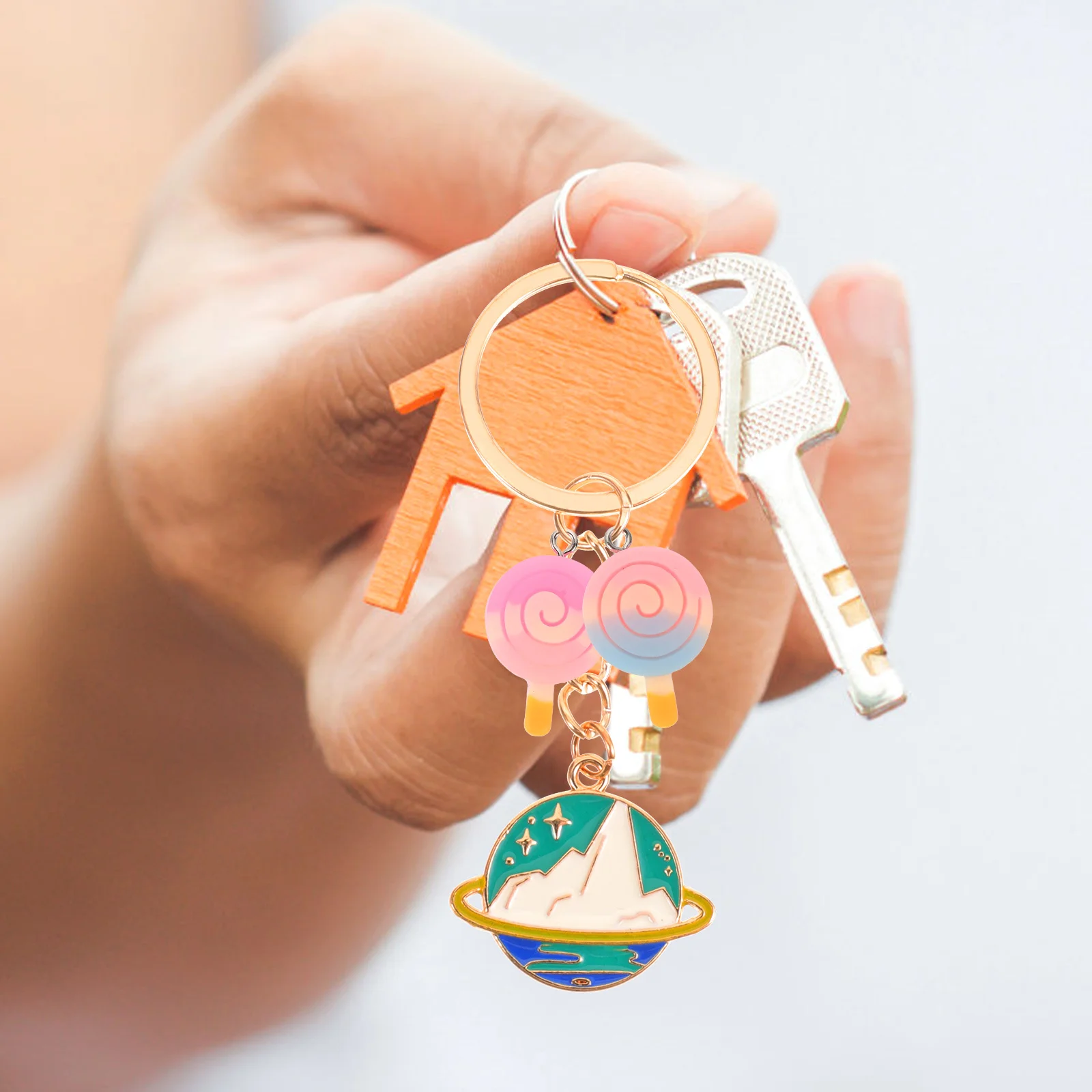 

20pcs Lollipop Pendant Resin Charms For Diy Jewelry Making Keychain Necklace Bracelet Earrings Craft Supplies Pendants