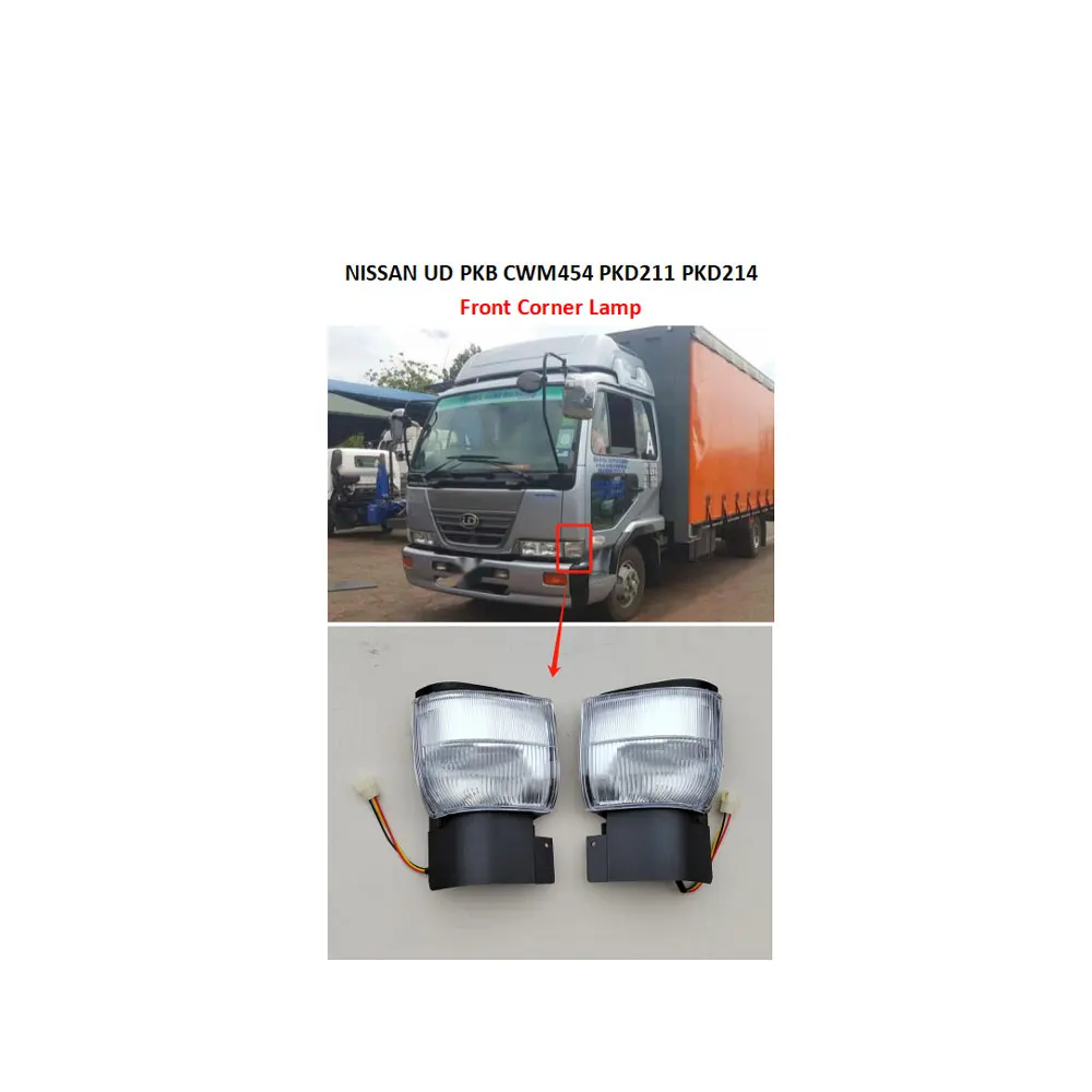 Передняя угловая лампа FDONG для NISSAN UD PKB CWM454 PKD211 PKD214 NISSAN UD LKA211