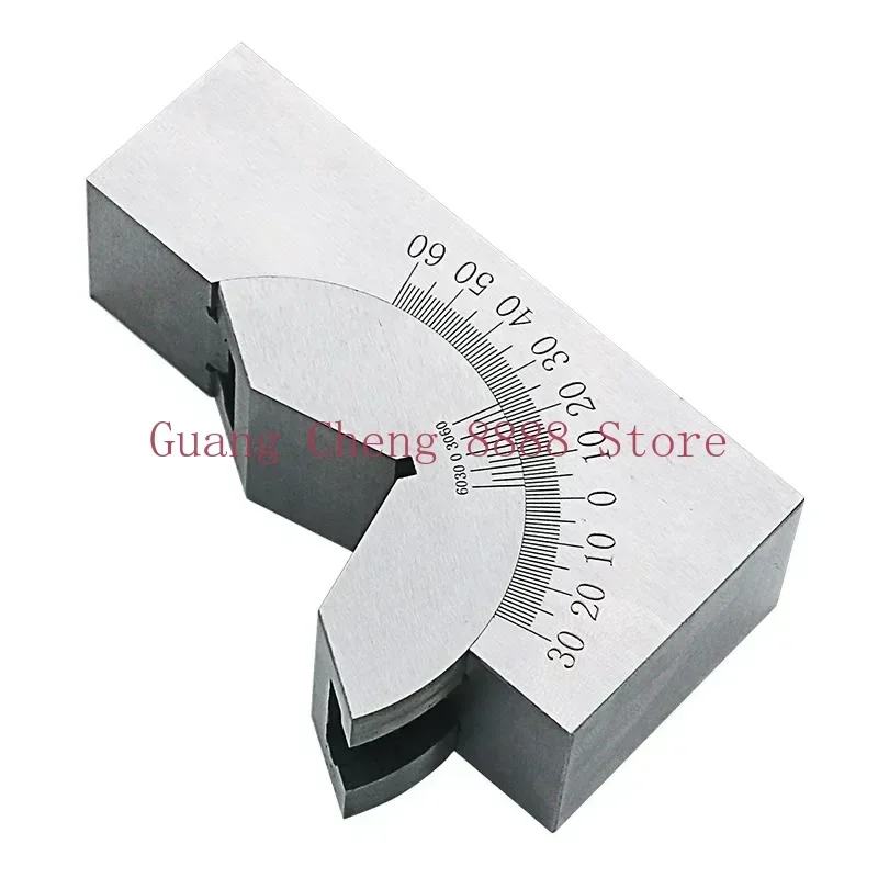 AP25 Tools Maker Precision Gauge Micro Adjustable Angle V Block Milling Setup 0 To 60 Degree Angle Plate Angle Block