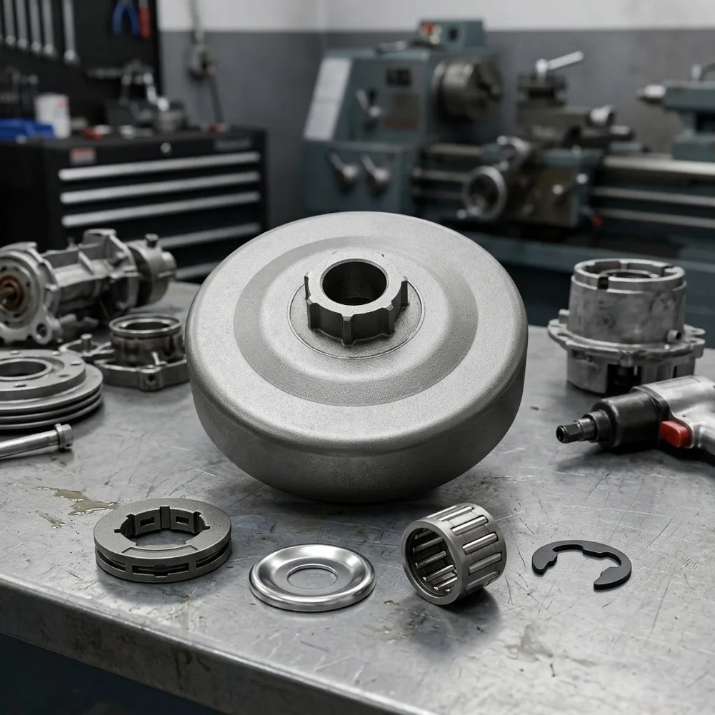 325 Clutch Drum Sprocket Kit For MS260 MS261 MS240 MS024 Chainsaws 1141 007 1002 Clutch Drum Rim Sprocket Washer Cover Kit