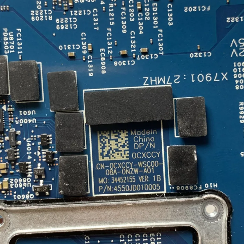 

CN-0CXCCY 0CXCCY CXCCY With SRJ8F I7-10875H CPU N18E-G1-65-A1 RTX2060 18835-1 For Dell 9700 Laptop Motherboard 100% Tested Good