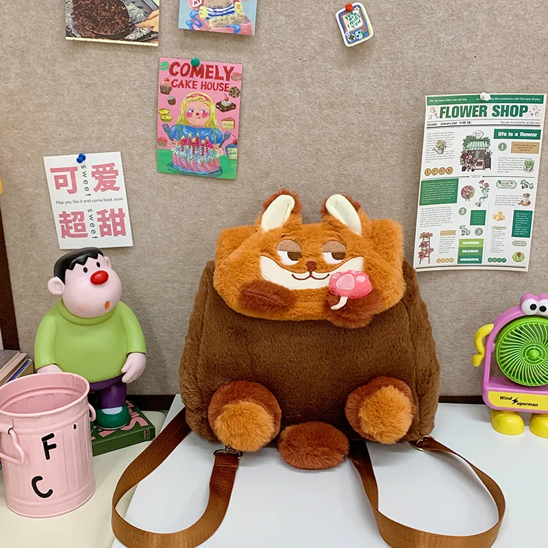 ديزني 2026 جديد Zootopia جودي آند نيك أفخم فيلم البضائع على ظهره الكرتون حقيبة ظهر ذات سعة كبيرة حقيبة رياض الأطفال هدية الطفل #5