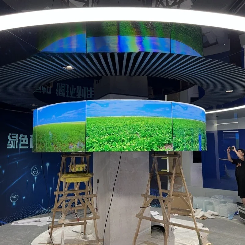 55-Inch 65-inch OLED Flexible Screen Curved Screen 4K Resolution Flexible OLED Display Source Factory Arc Screen