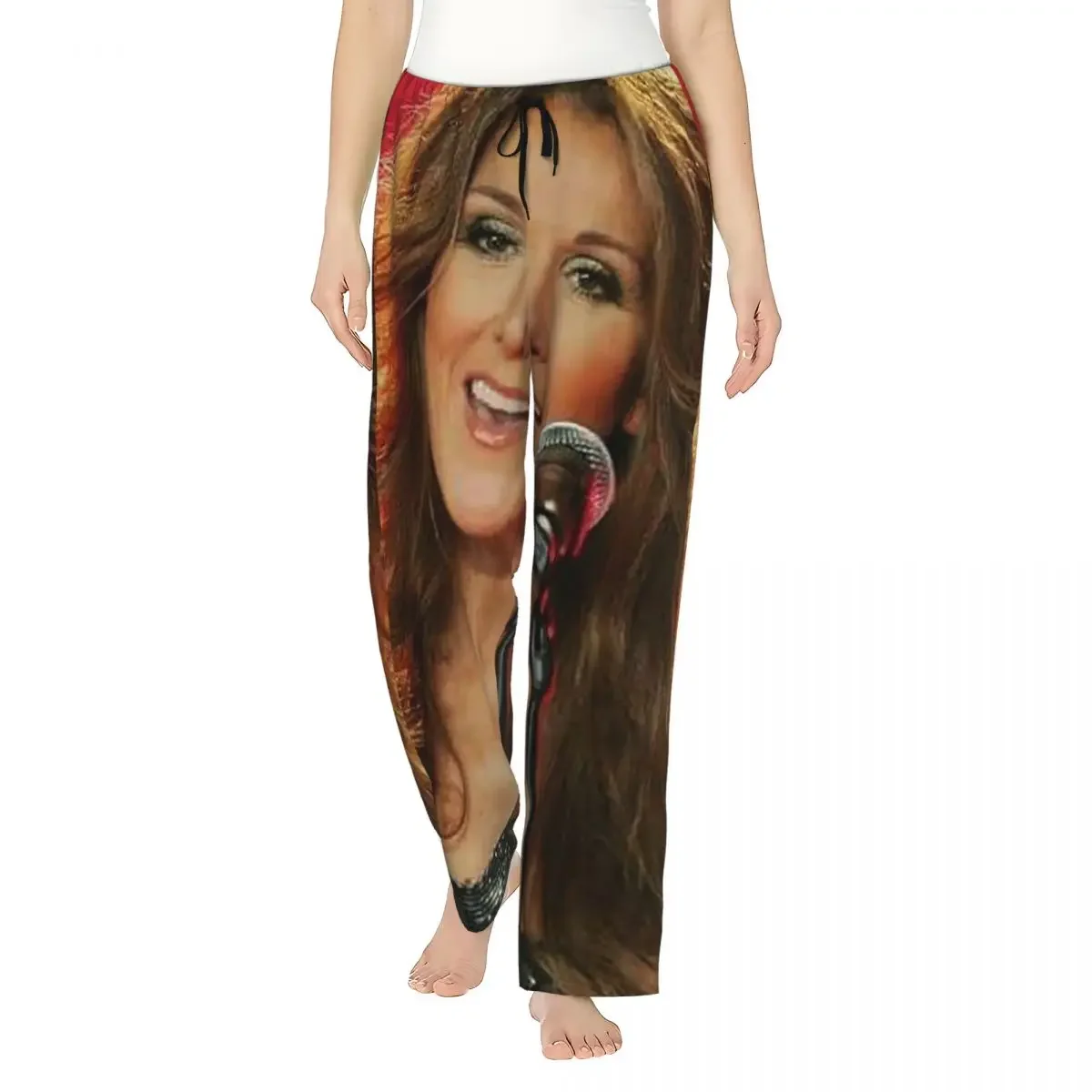 

Женские пижамные брюки Celine Dion на заказ, для дома и сна, с карманами