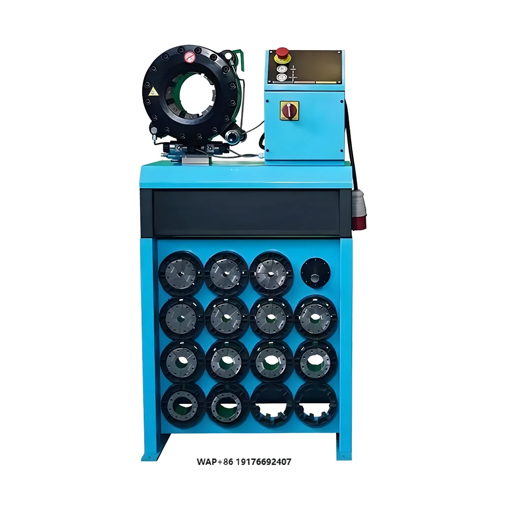 GOLED Automatic High Pressure Hydraulic Hose Crimping Machine Quick Change Tool PLC Pump Motor Gear 220V/380V 1 Year Warranty