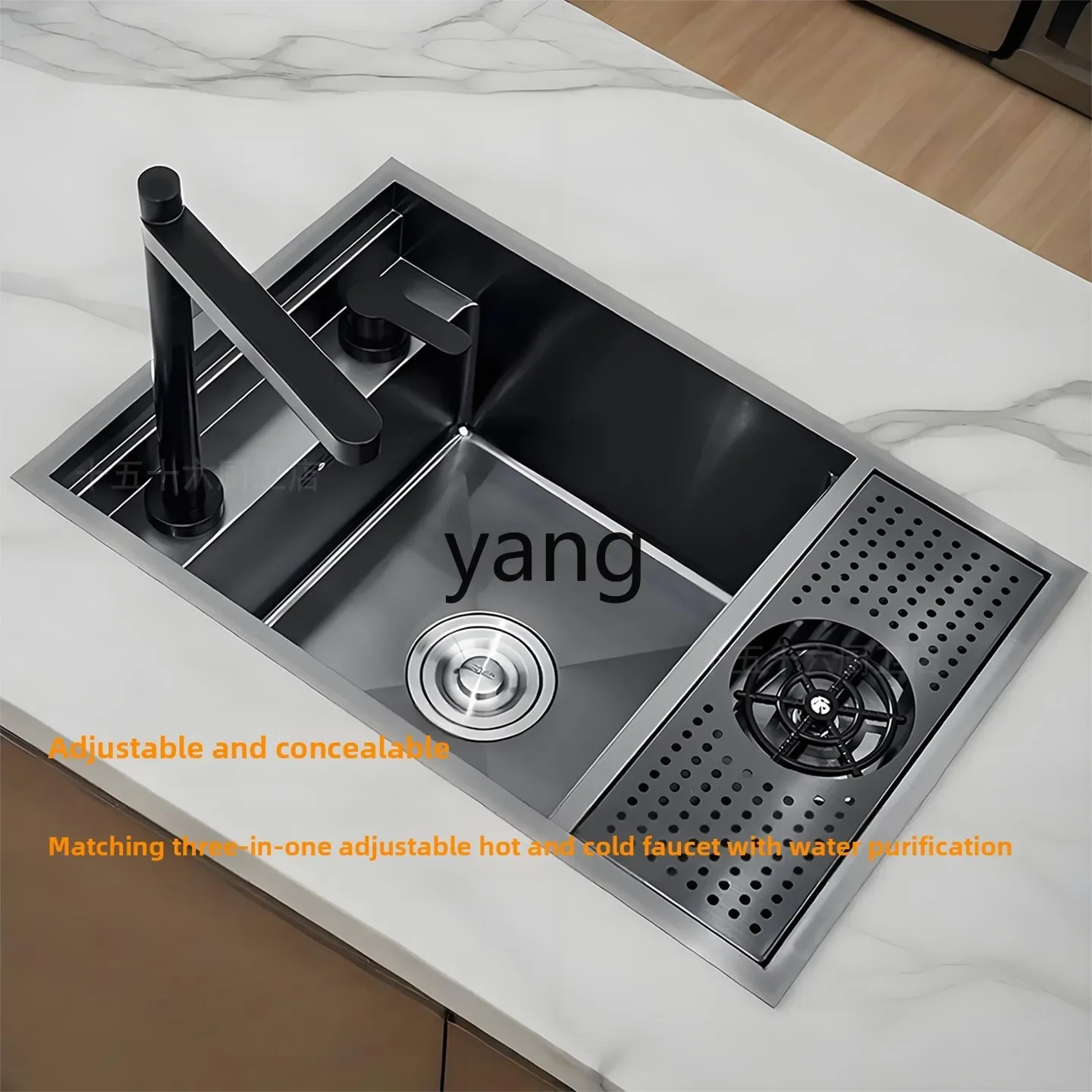 LTT Hidden Series Nano Stainless Steel High Pressure Sink
