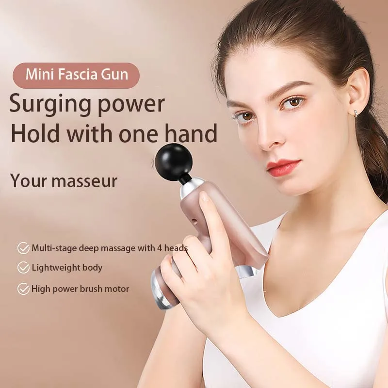 Mijia ايكو سلسلة جديدة LCD بندقية صغيرة فآسيا بندقية تدليك عنق الرحم العضلات الاسترخاء تدليك 4 رؤساء تدليك المنزل مكتب الاسترخاء