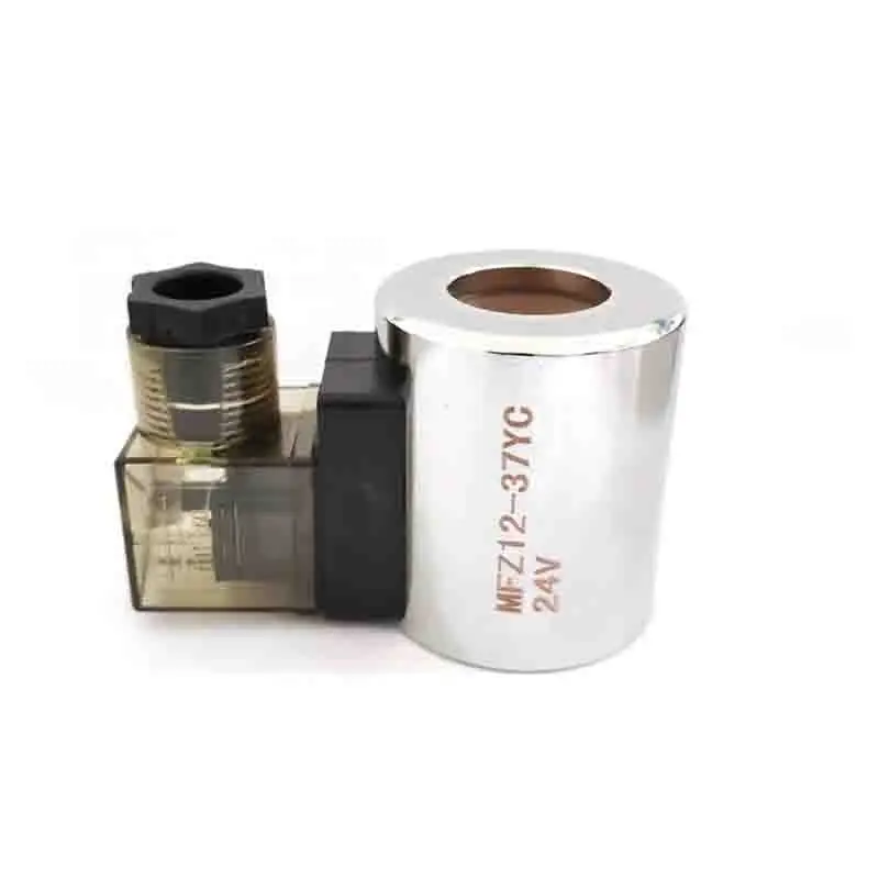 

Hydraulic Solenoid Valve Coil MFZ12-37YC 24V Hole Diameter 23MM Height 51MM