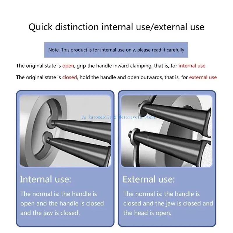 270E كماشة داخلية شديدة التحمل بزاوية 90 درجة لتثبيت الأنف للسيارة
