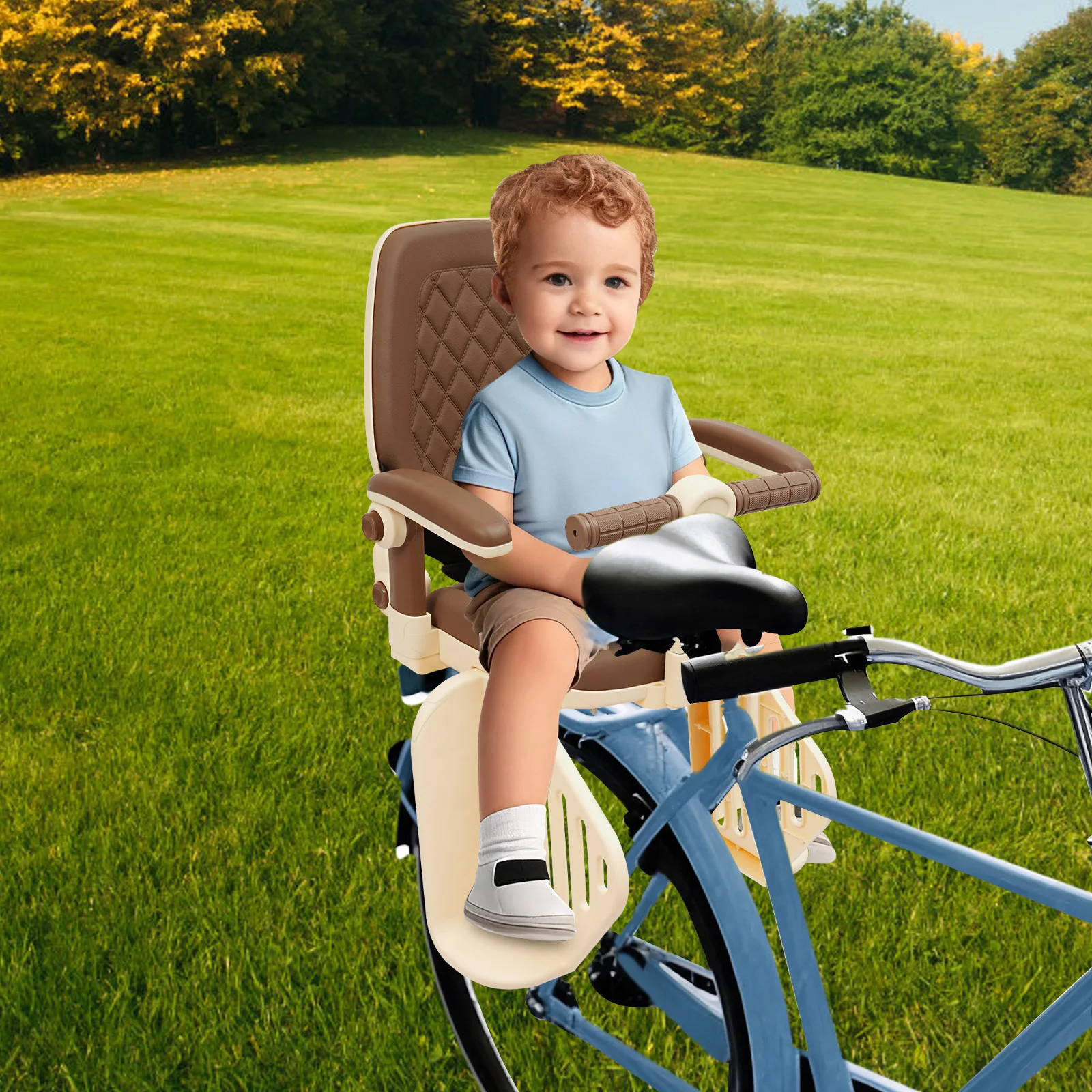 

Adjustable Bicycle Child Seat Bike Rear Child Seat Child Seat for Mountain Bike/Bicycle for Kids 8 Months to 8 Years Old