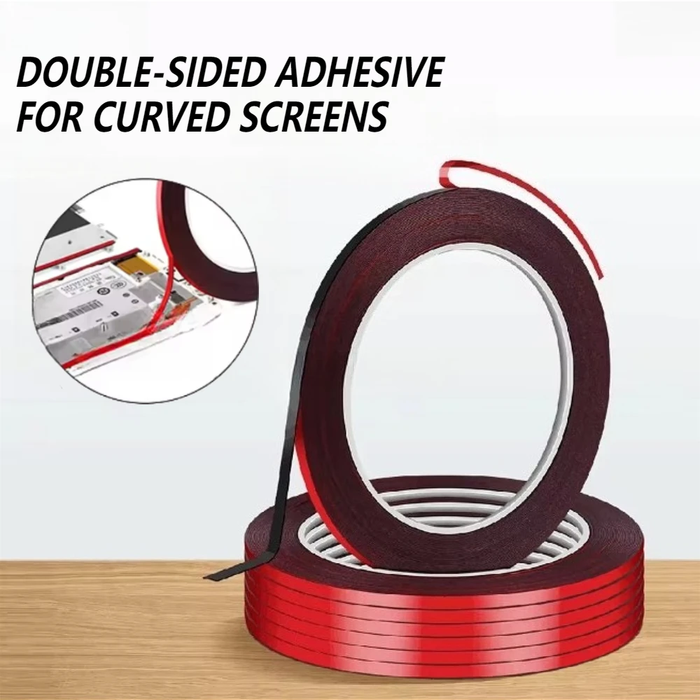 10mm Thin Double Sided Sticky Foam Tape Adhesive Phone Tablet LCD Screen Back Cover Frame Fixing Glue for iPhone Samsung