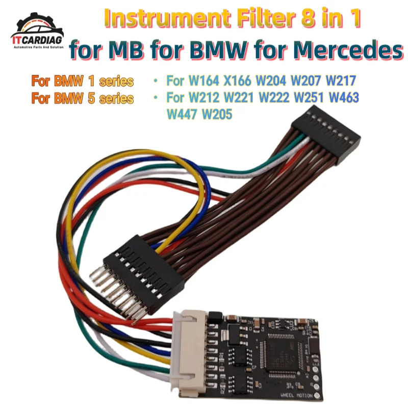 ITCARDIAG 8in1 أداة تصفية لبنز لمرسيدس W164 X166 W204 W207 W217 W212 W221 W222 W251 W463 W447 W205 لسيارات BMW Filte #1