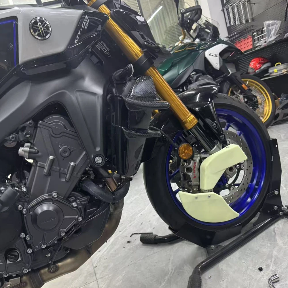 Per YAMAHA MT-09 MT-09 SP 2024-2025 NUOVA fibra di carbonio di alta qualità MT09 Moto Ala laterale spoiler laterale ala fissa carenatura
