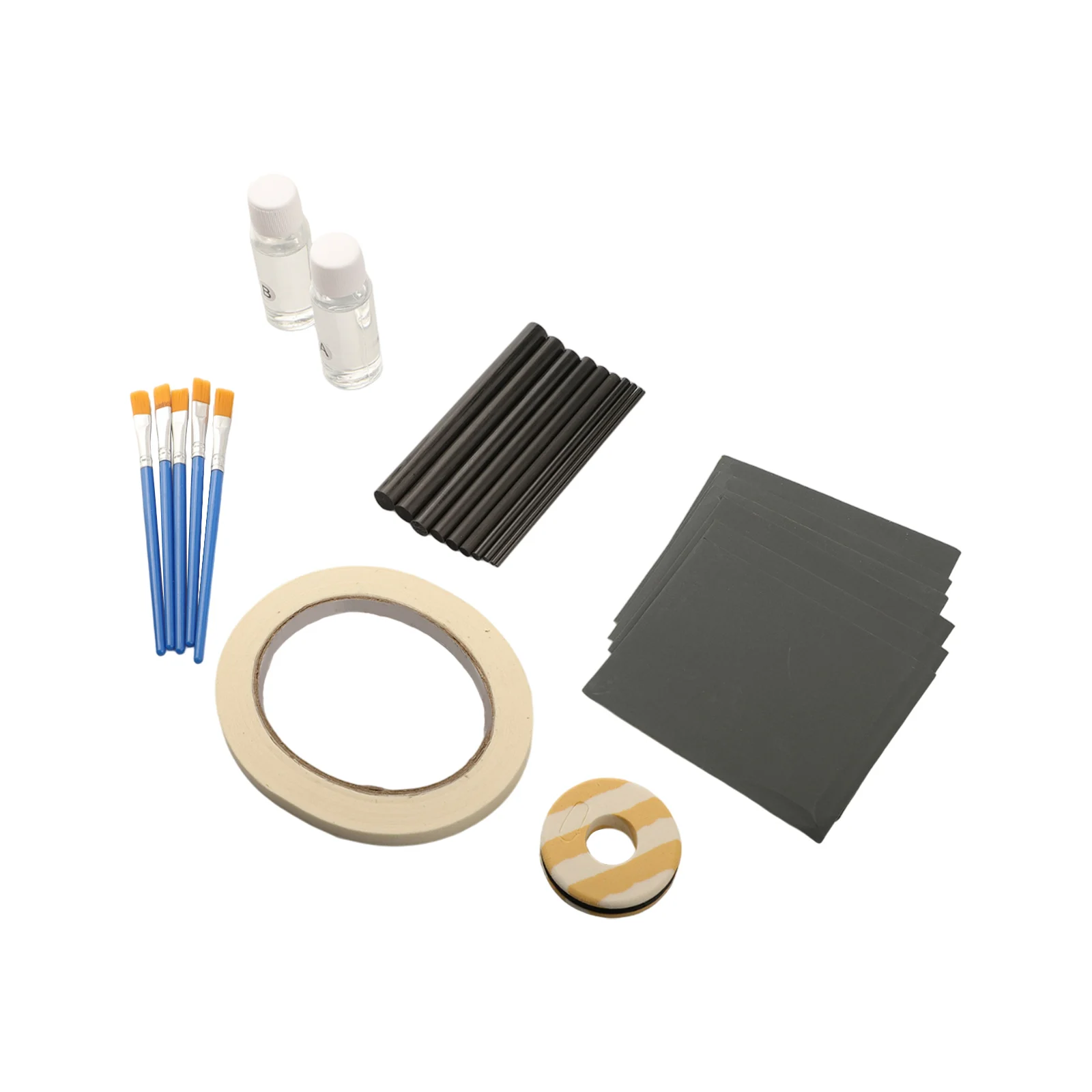 

Fishing Rods Fishing Pole Eyelet Ceramic Insert Eyes Repair Note Stainless Steel Necessary Tools PCS Sand Paper