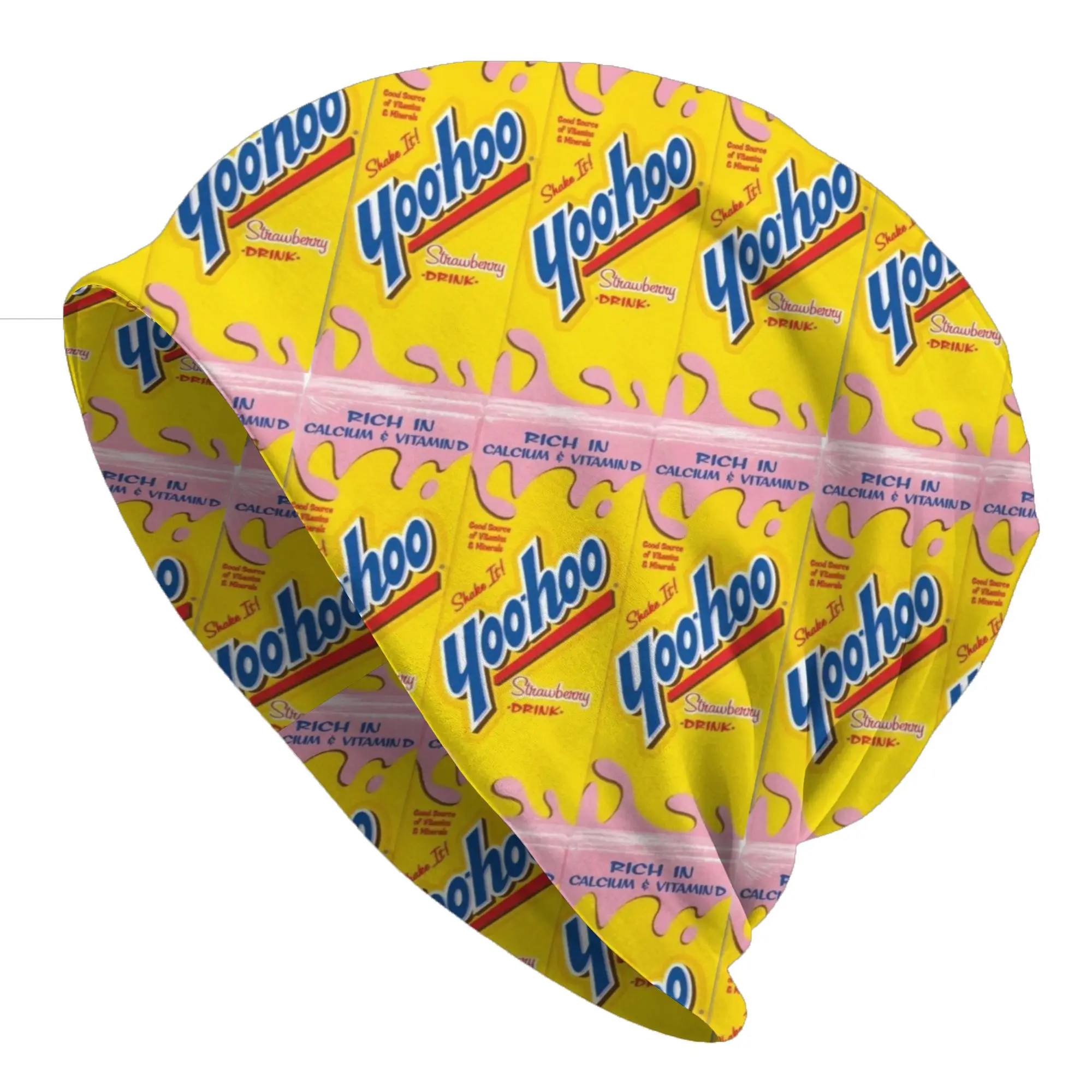 Gorros Bonnet Hats Yoo-hoo para hombre y mujer, gorro fino con imagen de refresco rectangular, diseño retro, gorros Skullies Beanies