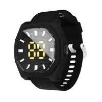 3D Unisex Sports Digital Watch for Men Women Boys Girls Fashion Waterproof Electronic Watches Breathable Luminous LED Wristwatch