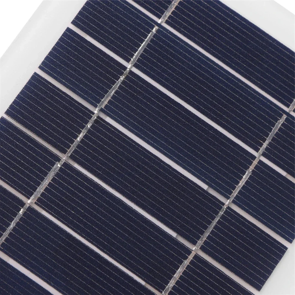 2W 5V Solar Panel Portable For Fast Phone Charging Outdoor Mini Solar Charger Outdoor Portable Solar Powered Single Crystal