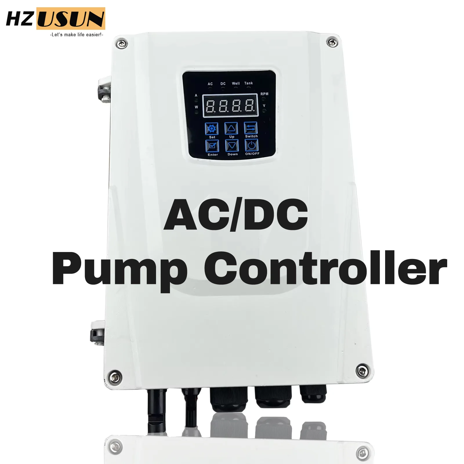 1 HP 2 HP Hybrid AC DC Solar Surface Pool Pump Controller Price Spare MPPT Solar Submersible Well Water Pump Driver Controller