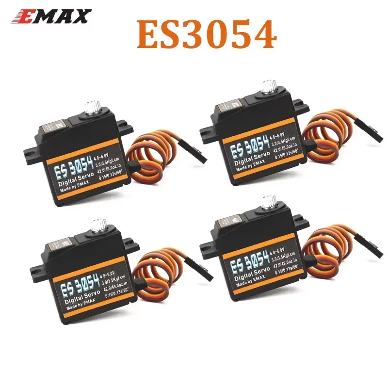 

Emax ES3054 3054 4.8-6.0V 3.5kg 23T Metal Gear Digital Servo Futaba JR Plug For RC FPV Fixed Wing Airplane Helicopter Accessory