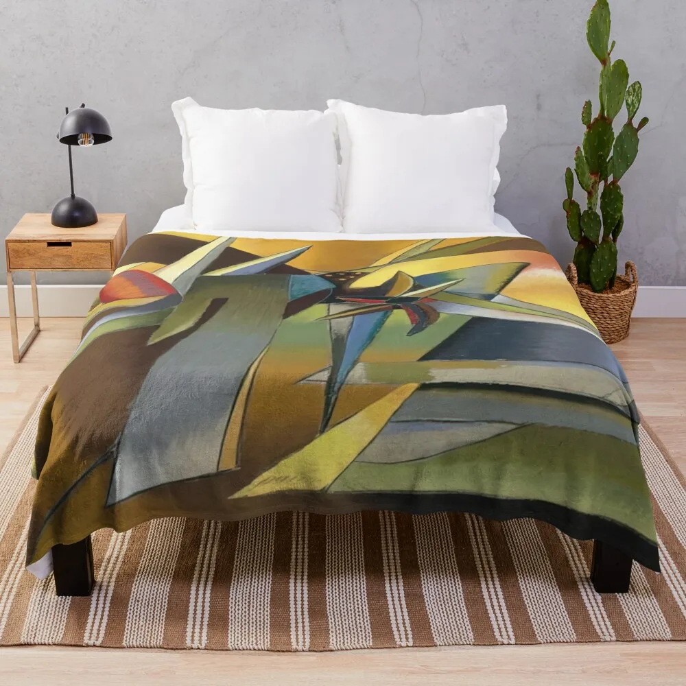 

John Ferren - The Desert - 1938 Throw Blanket Soft sofa bed Picnic Blankets