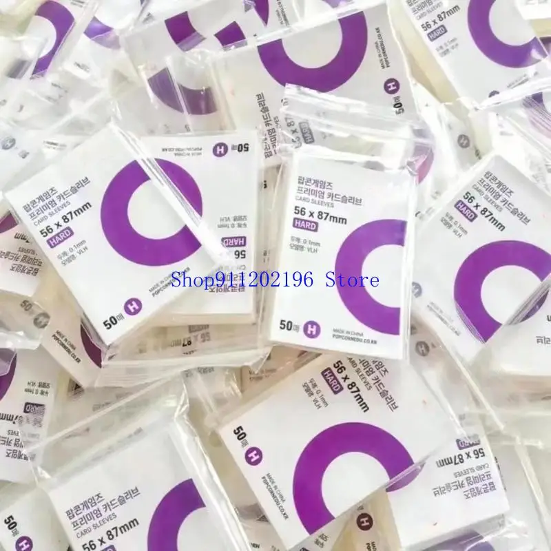 P82A Photocard Protector Kpop Card Sleeves Practical Card Protector for Album Cards